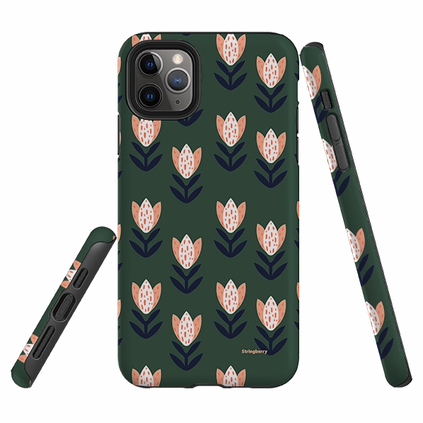 Hybrid Protection Polished Texture Finish iPhone Tough Case - Blackwall