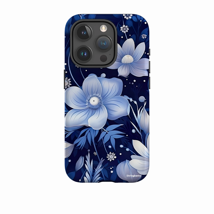 iPhone Tough Case - Blue Nutberry IV Comfort Build Layer