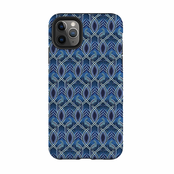 Vivid Finish Handcrafted Design iPhone Tough Case - Bluebirds By Cressida Bell