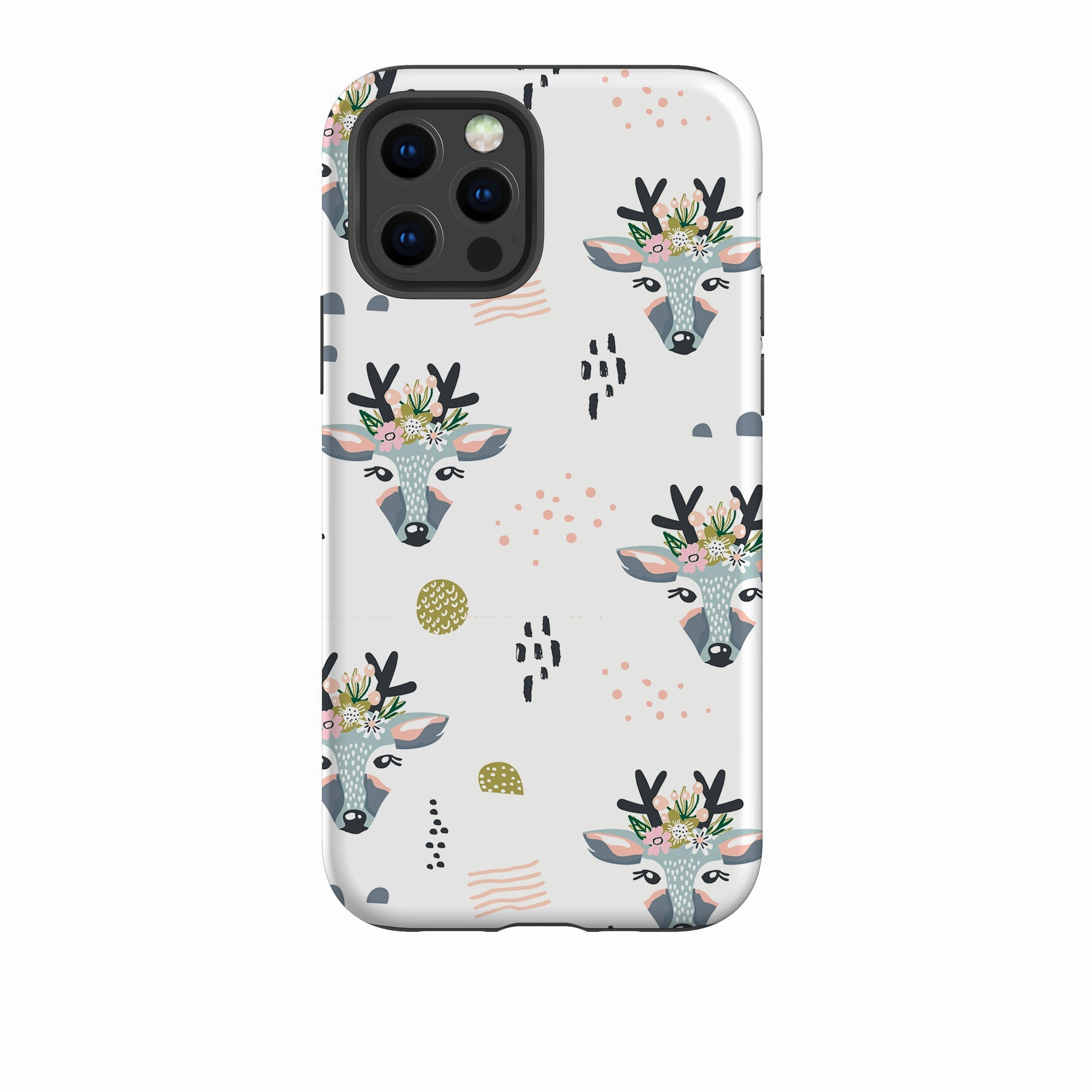 Matte Surface iPhone Tough Case - Boho Xmas