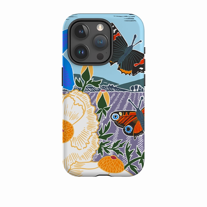 iPhone Tough Case - Bold Butterflies By Kate Heiss Artistic Print