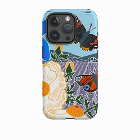 Bold Look Smooth Pattern Design iPhone Tough Case - Bold Butterflies By Kate Heiss