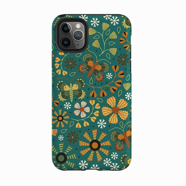 iPhone Tough Case - Butterflies Autumn By Suzy Taylor anti fingerprint Refined Form