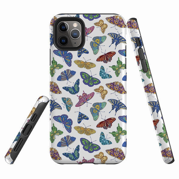 iPhone Tough Case - Butterflies By Natalie Pedetti Prack Protective Form Flexible Surface Texture