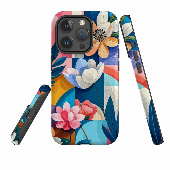 Refined Style Fashionable Texture iPhone Tough Case - Cadogan Floral