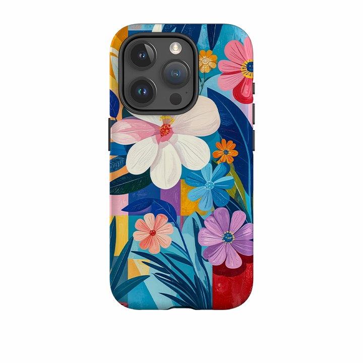 iPhone Tough Case - Cambridge Floral Fashion Touch Sleek Feel