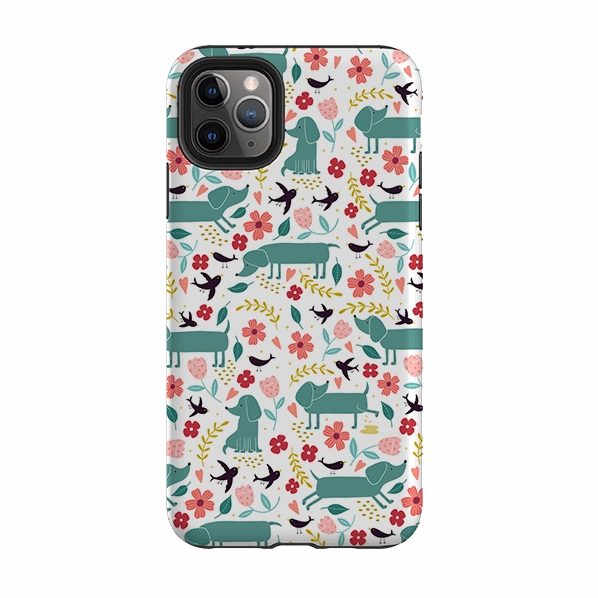 iPhone Tough Case - Cheeky Daschunds By Suzy Taylor Smooth Form Flexible Design