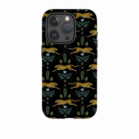 iPhone Tough Case - Cheetah By Catherine Rowe Flexible Edge