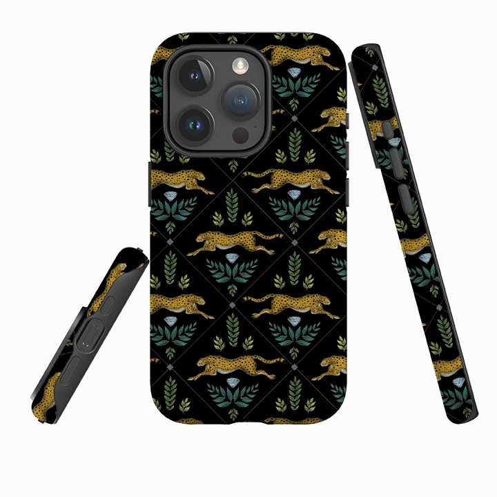 Rugged Design Style iPhone Tough Case - Cheetah By Catherine Rowe