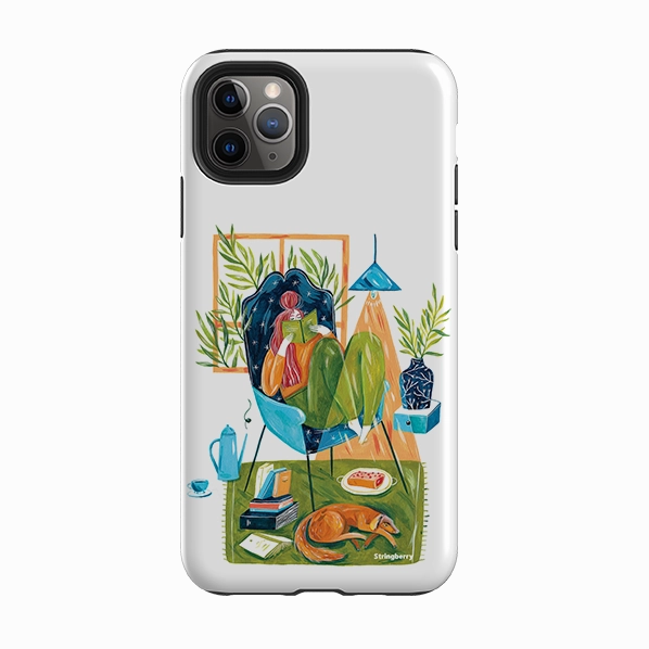 iPhone Tough Case - Chill By Madalina Andronic Sleek Profile