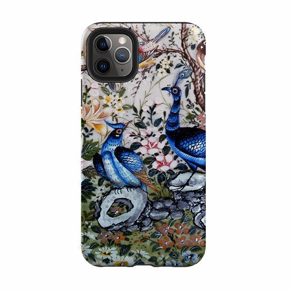 Shockproof Edge Simple Finish iPhone Tough Case - Chinese Gardens 2 By Heritage