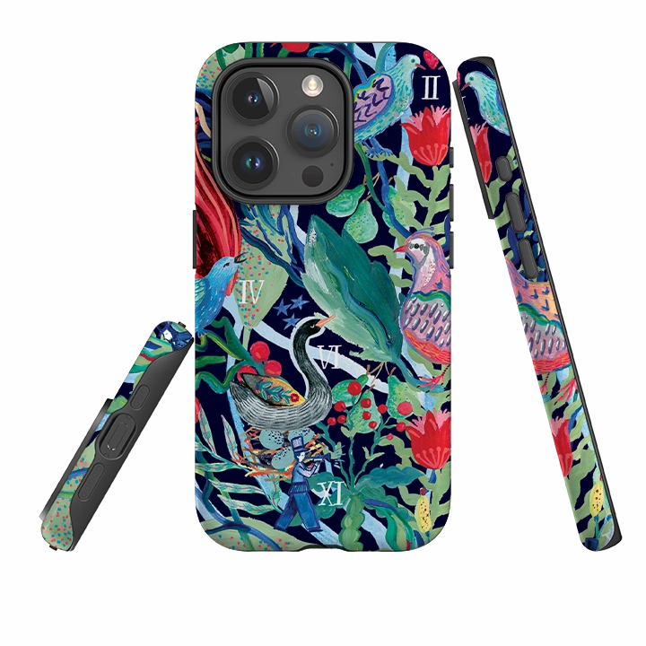 Soft Grip Finish Luxury Finish Texture iPhone Tough Case - Christmas Days I By Emma Frances Grant