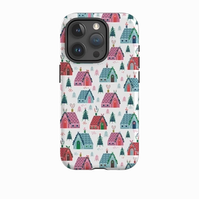 iPhone Tough Case - Christmas Gingerbread By Ali Brookes Fashion Edge Durable Edge Texture