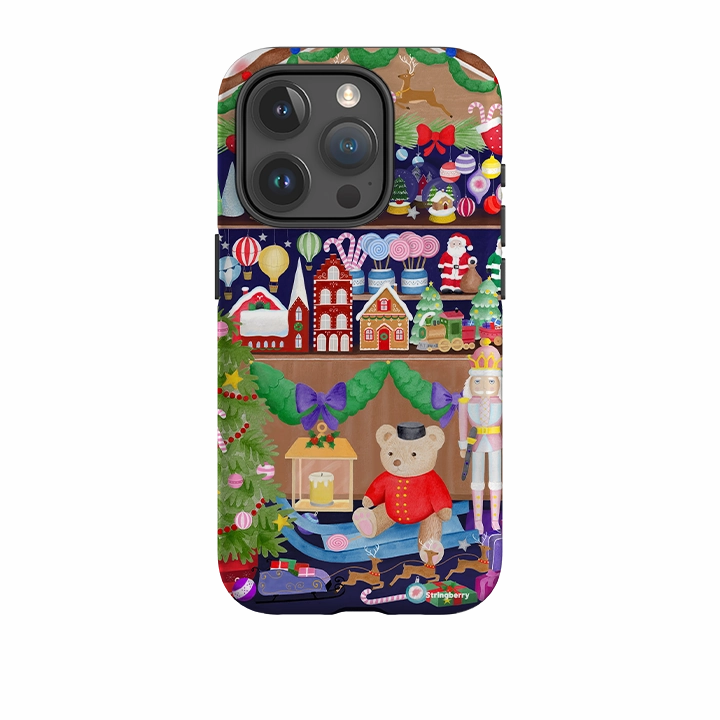 Color Accent Compact Design iPhone Tough Case - Christmas Shop By Bex Parkin