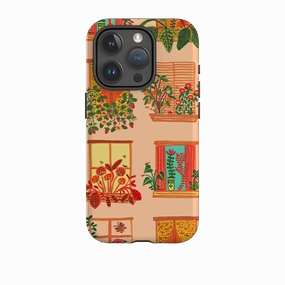 iPhone Tough Case - Come To My Window By Gabriela Larios Vivid Pattern Design Colorful Design