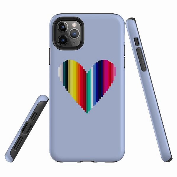 iPhone Tough Case - Cool Heart By Kitty Joseph Light Build Bold Look