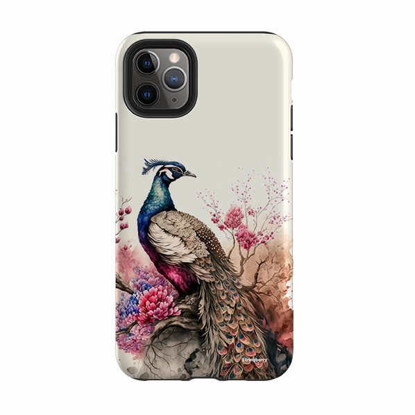 Rugged Design Style Futuristic style iPhone Tough Case - Cradoc Peacock