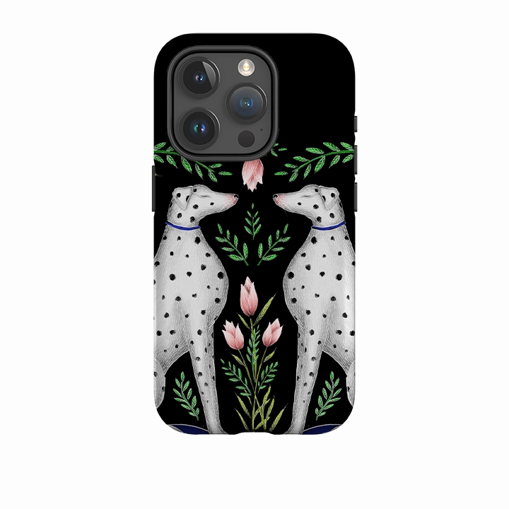 iPhone Tough Case - Dalmatian By Catherine Rowe Clear Frame
