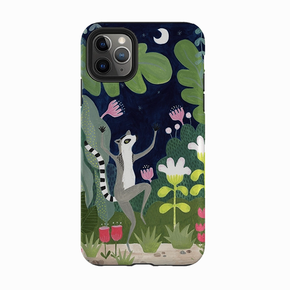 iPhone Tough Case - Dancing Lemur By Bex Parkin Trendy Design