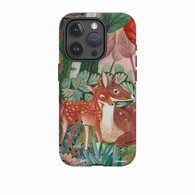 Scratch Resistant Strong Surface iPhone Tough Case - Deer By Caroline Bonne Muller