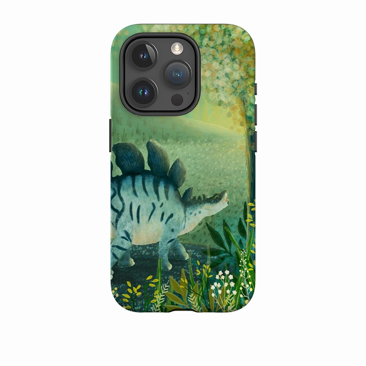 Handcrafted Design iPhone Tough Case - Dino Park By Katherine Quinn