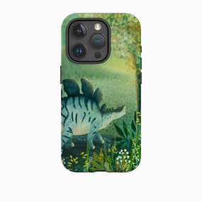 Handcrafted Design iPhone Tough Case - Dino Park By Katherine Quinn
