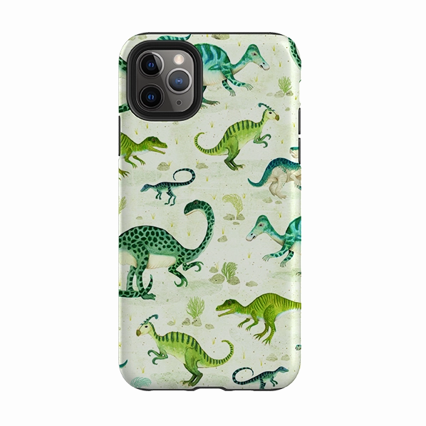 Soft Finish Layer iPhone Tough Case - Dinoland By Katherine Quinn
