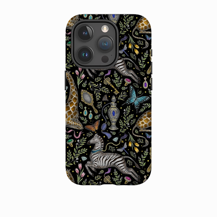 iPhone Tough Case - Dressing Table Black By Catherine Rowe Gloss Layer