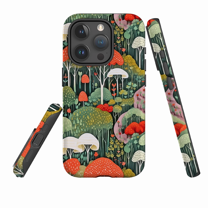 iPhone Tough Case - Dunwich Forest Flexible Pattern Texture