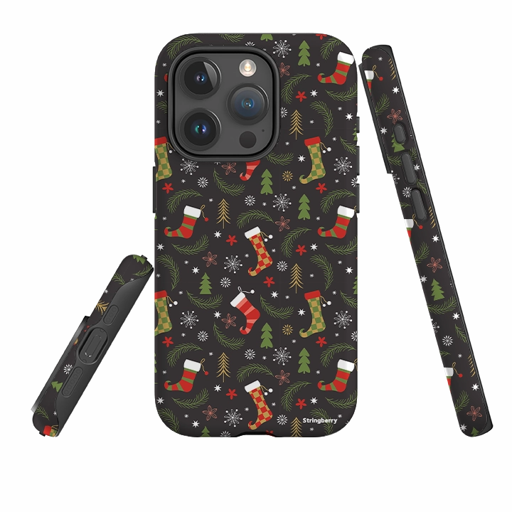 iPhone Tough Case - Elf Shoes Matte Texture Design