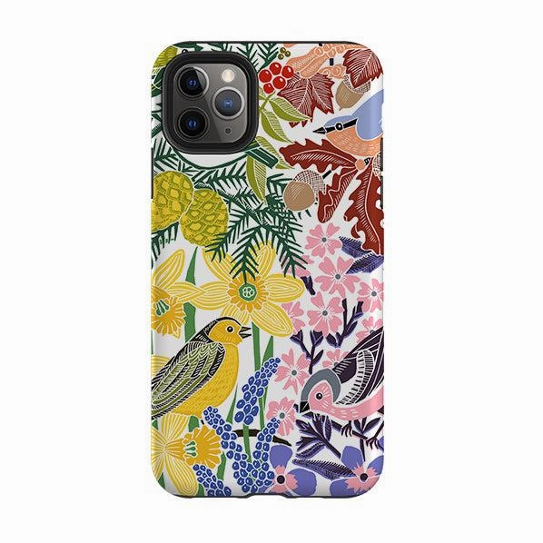 Luxury Finish Texture Durable Look iPhone Tough Case - Embrace The Seasons By kate Heiss
