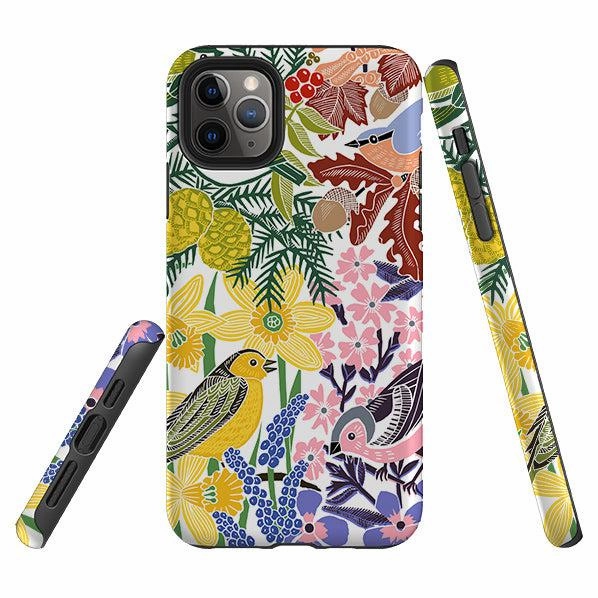 iPhone Tough Case - Embrace The Seasons By kate Heiss Clear View