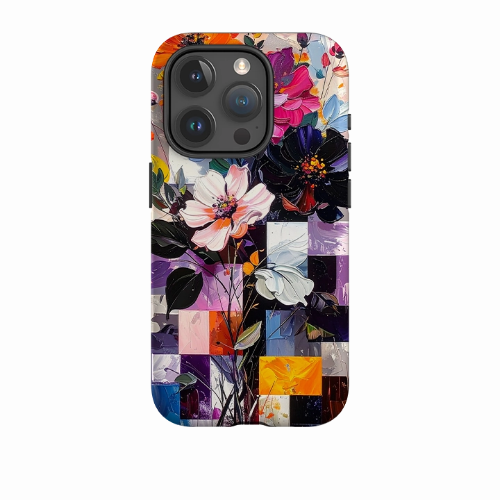 iPhone Tough Case - Essence Floral Stylish Texture