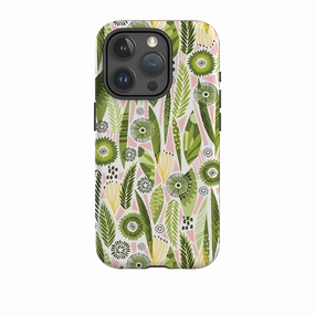 iPhone Tough Case - Fancy Foliage I By Ali Brookes Slim Comfort
