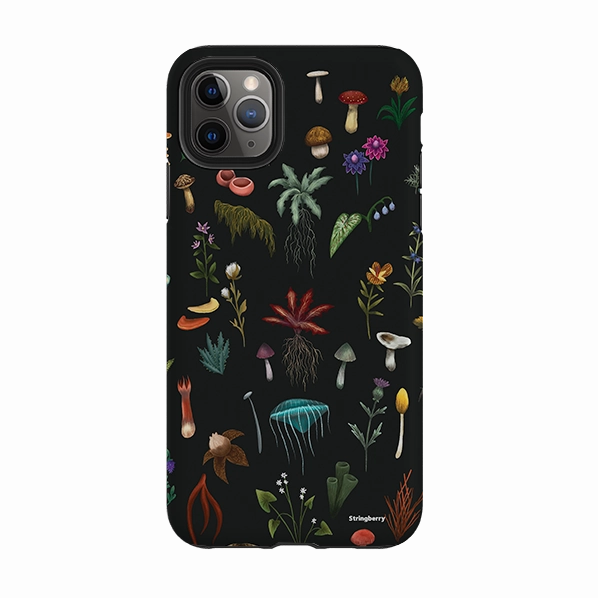 iPhone Tough Case - Fantasy Herbal II By Anna Stead Protective Corners Smooth Look Texture