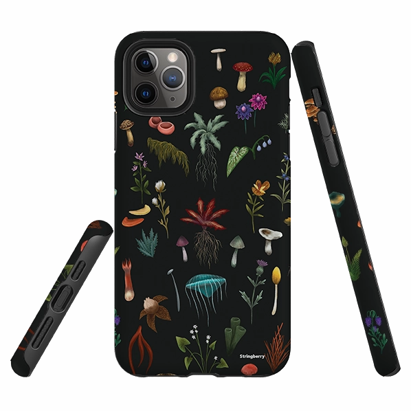 Matte Pattern iPhone Tough Case - Fantasy Herbal II By Anna Stead