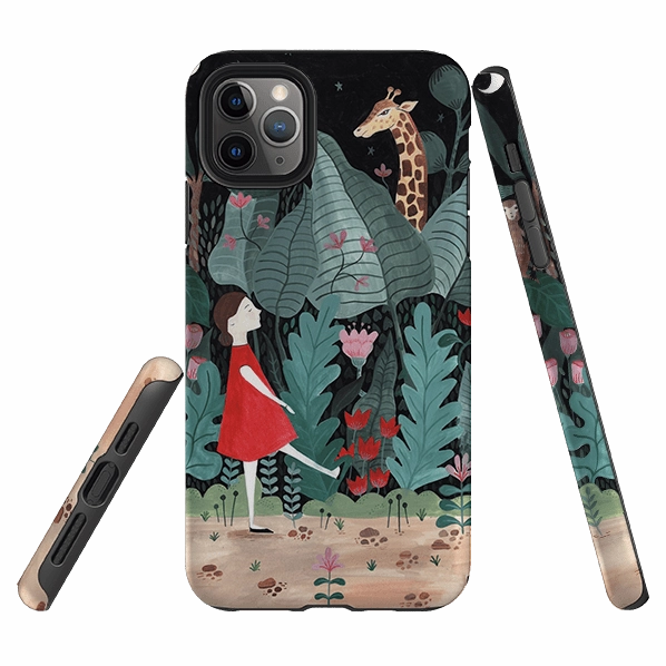 iPhone Tough Case - Fearless By Bex Parkin Minimal Frame Anti Shock Layer