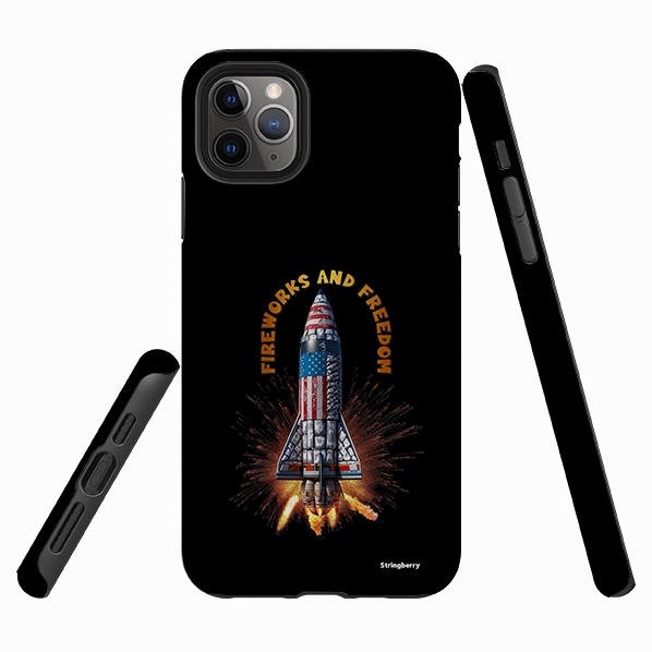iPhone Tough Case - Fireworks and Freedom Lightweight Grip