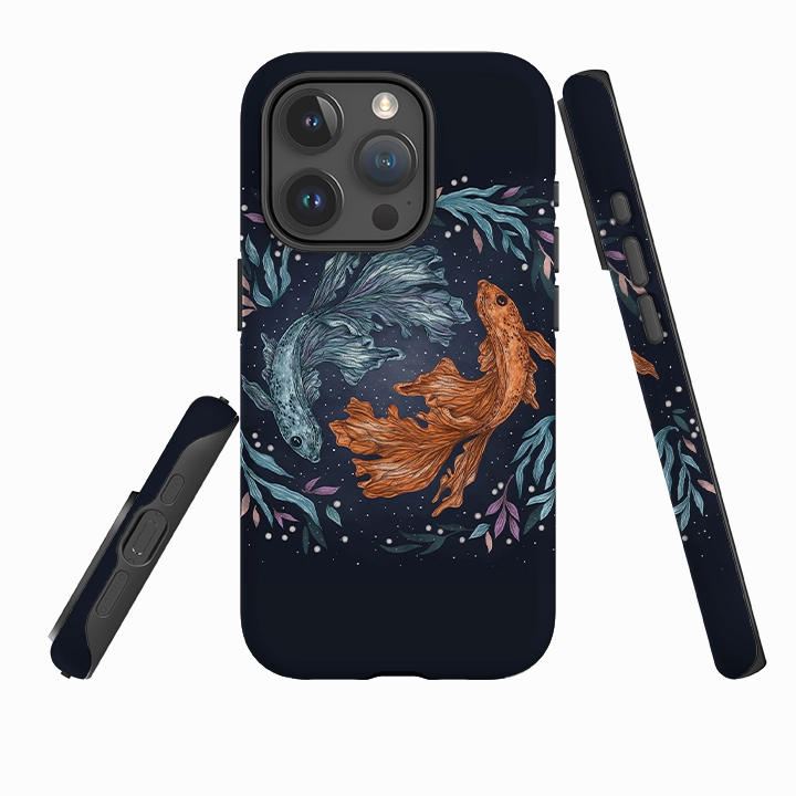 High Durability iPhone Tough Case - Fish A By Jade Mosinski