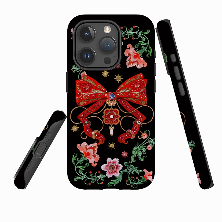 iPhone Tough  Case - Five Gold Ring By Maria Matos Stylish Aesthetic