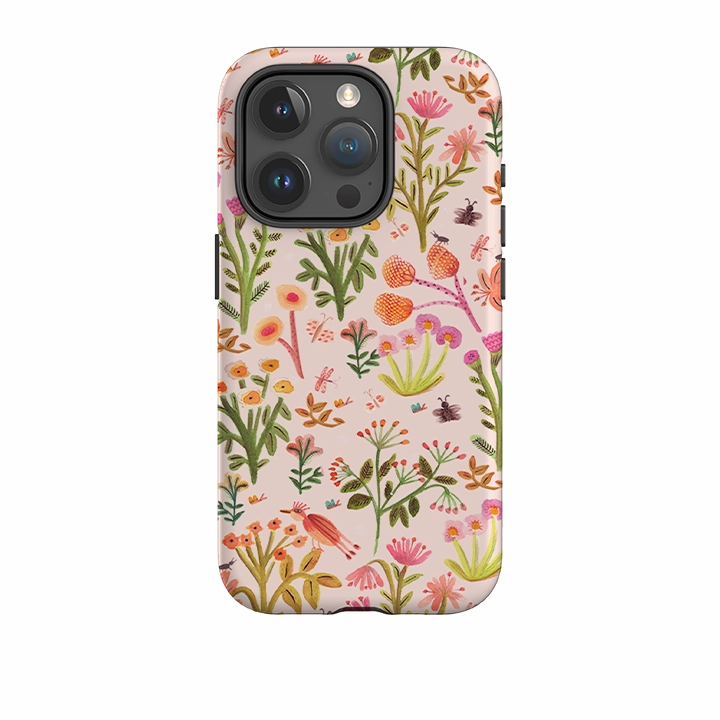 iPhone Tough Case - Florido Garden By Gabriela Larios Elegant Build Premium Form
