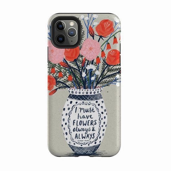 iPhone Tough Case - Flowers Always By Lee Foster Wilson Slim Protection Shockproof Corners