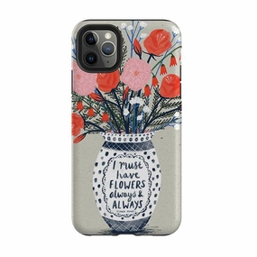 iPhone Tough Case - Flowers Always By Lee Foster Wilson Slim Protection Shockproof Corners
