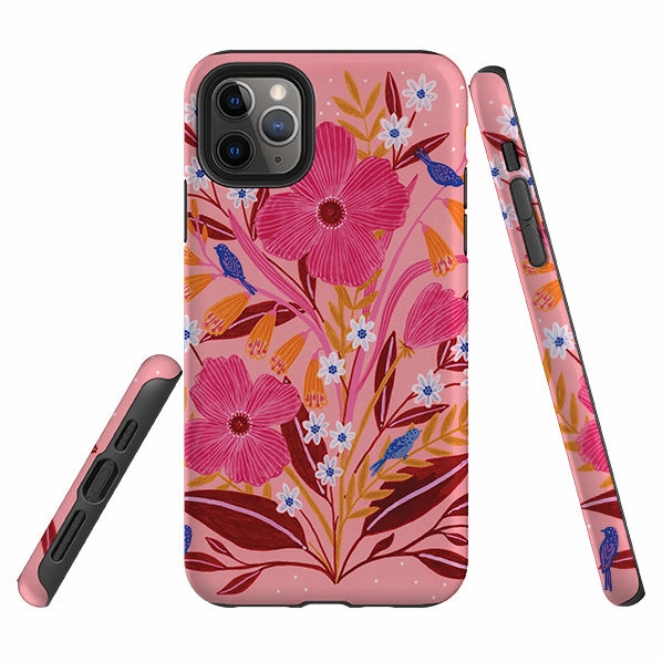 Grip Safe iPhone Tough Case - Flowers By Lee Foster Wilson