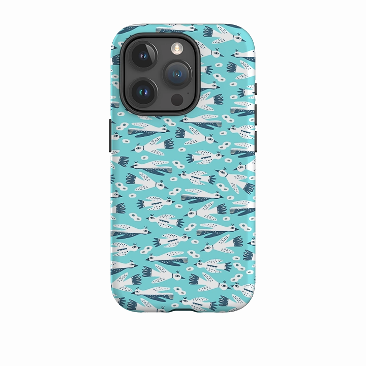 Color Layer iPhone Tough Case - Flying Birds By Gabriela Larios