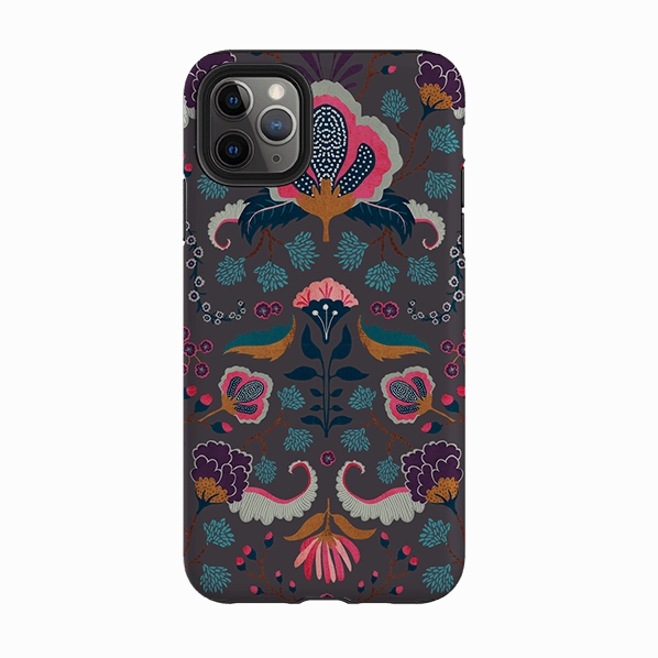 Smooth Form iPhone Tough Case - Folk Floral By Katherine Quinn
