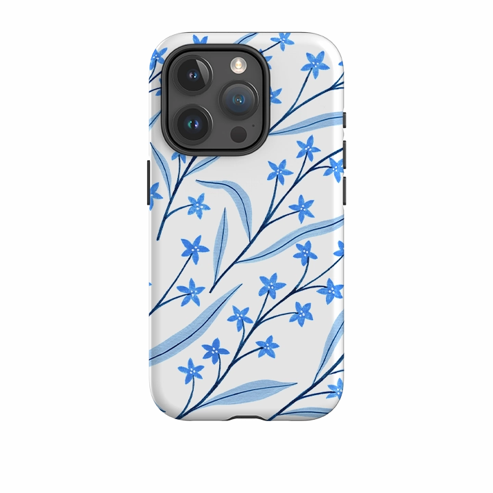 iPhone Tough Case - Forget Me Not By Madalina Andronic elegant design Pocket Friendly