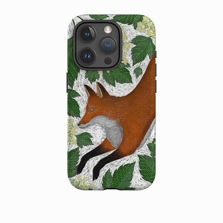 Smooth Layer Texture Sleek Build iPhone Tough Case - Fox By Catherine Rowe