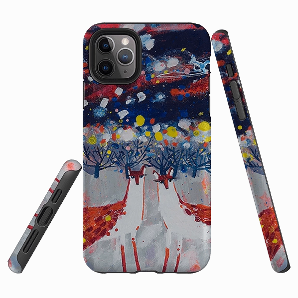 iPhone Tough Case - Foxey By Claire West daily protection Premium Grip