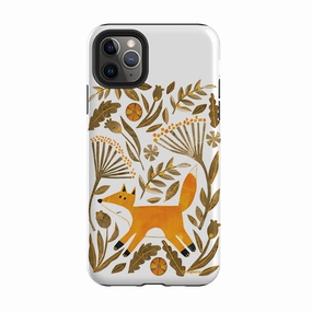 iPhone Tough Case - Foxie By Tracey English Lightweight Feel Clean Texture